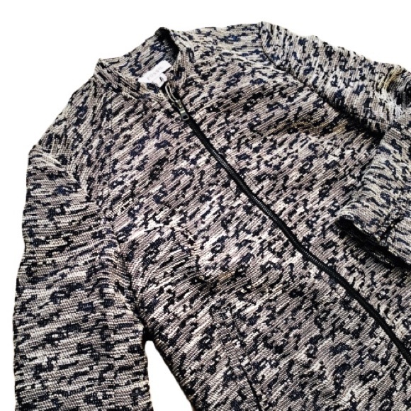 Fossil Arlene Jacket Blue Multi Size Small - Picture 2 of 7